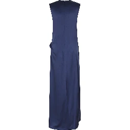 DRAPED SATIN GOWN