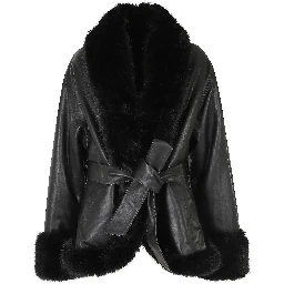 BONDED LEATHER JACKET