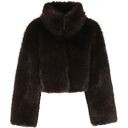 FAUX FUR CROPPED JACKET