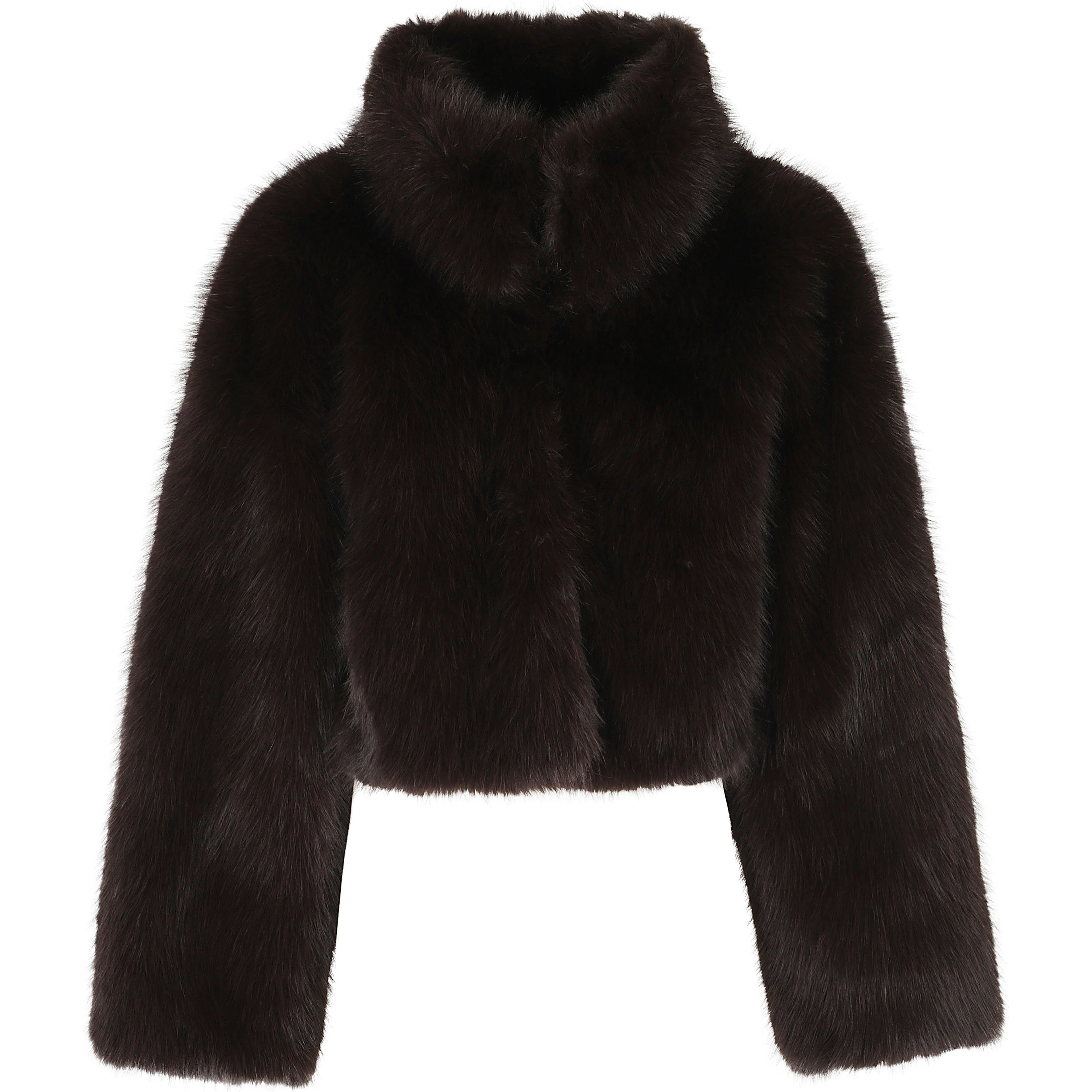 FAUX FUR CROPPED JACKET