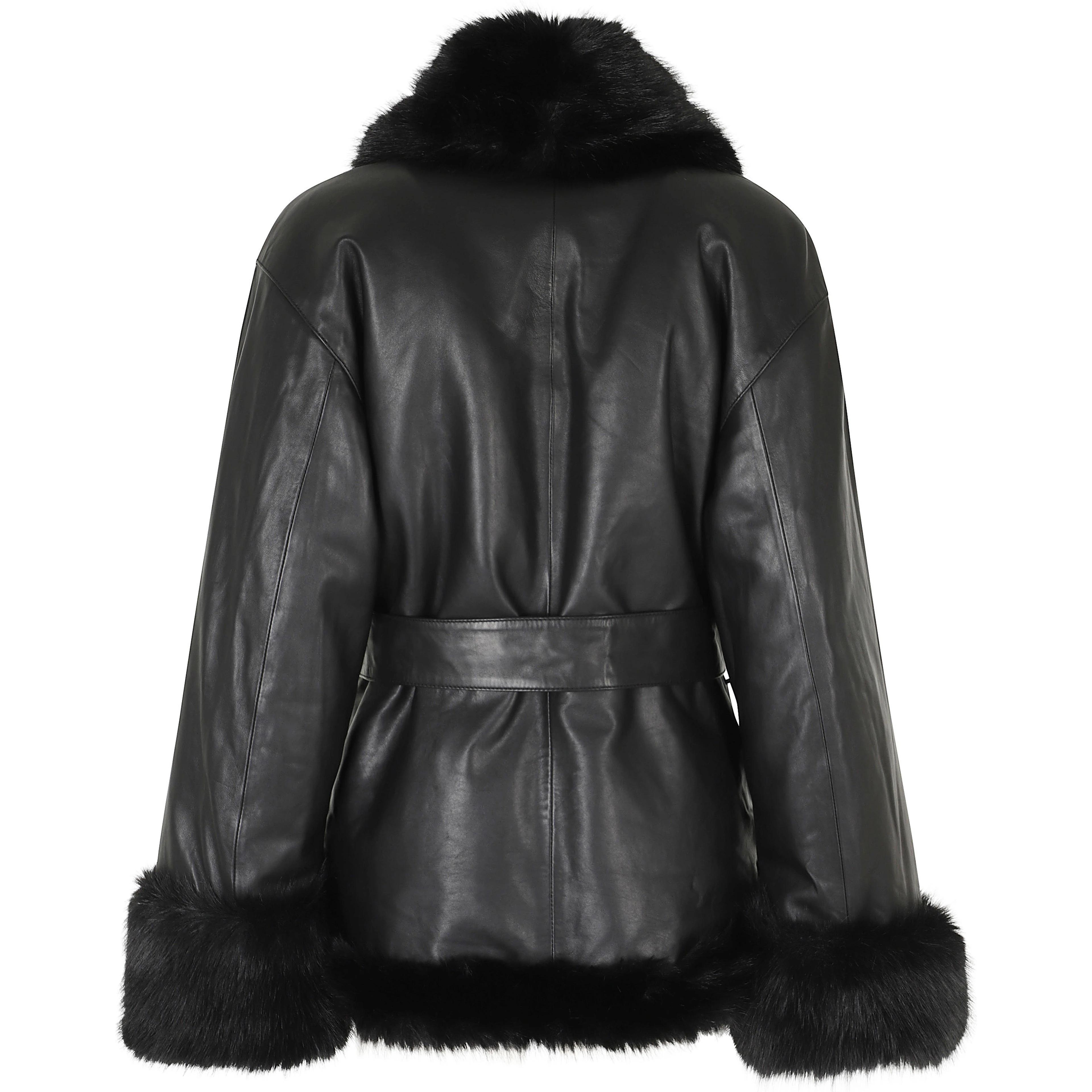 BONDED LEATHER JACKET