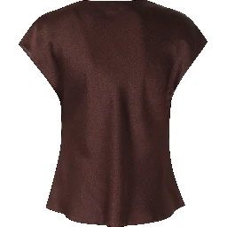 COWL NK CAP SLV BLOUSE