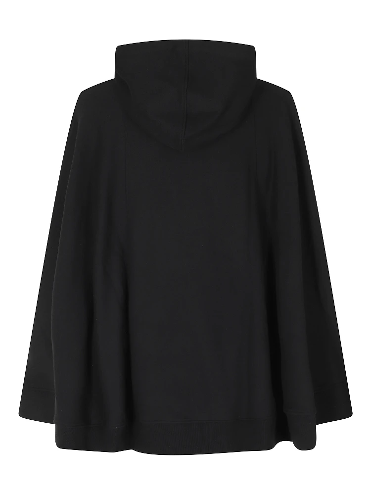 OVERSIZE ZIP HOODIE COTTON BLACK alternative