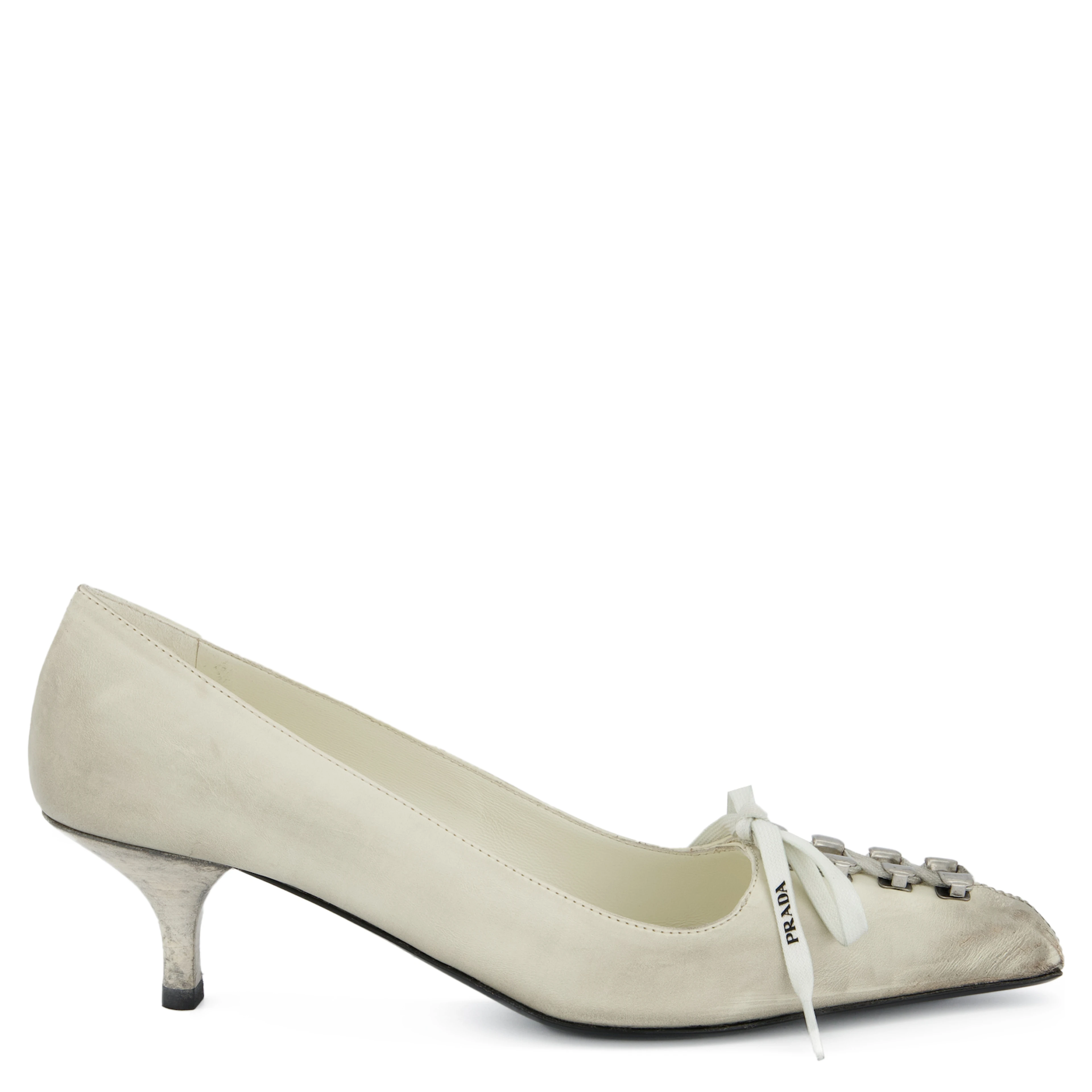 PRADA With Heel White