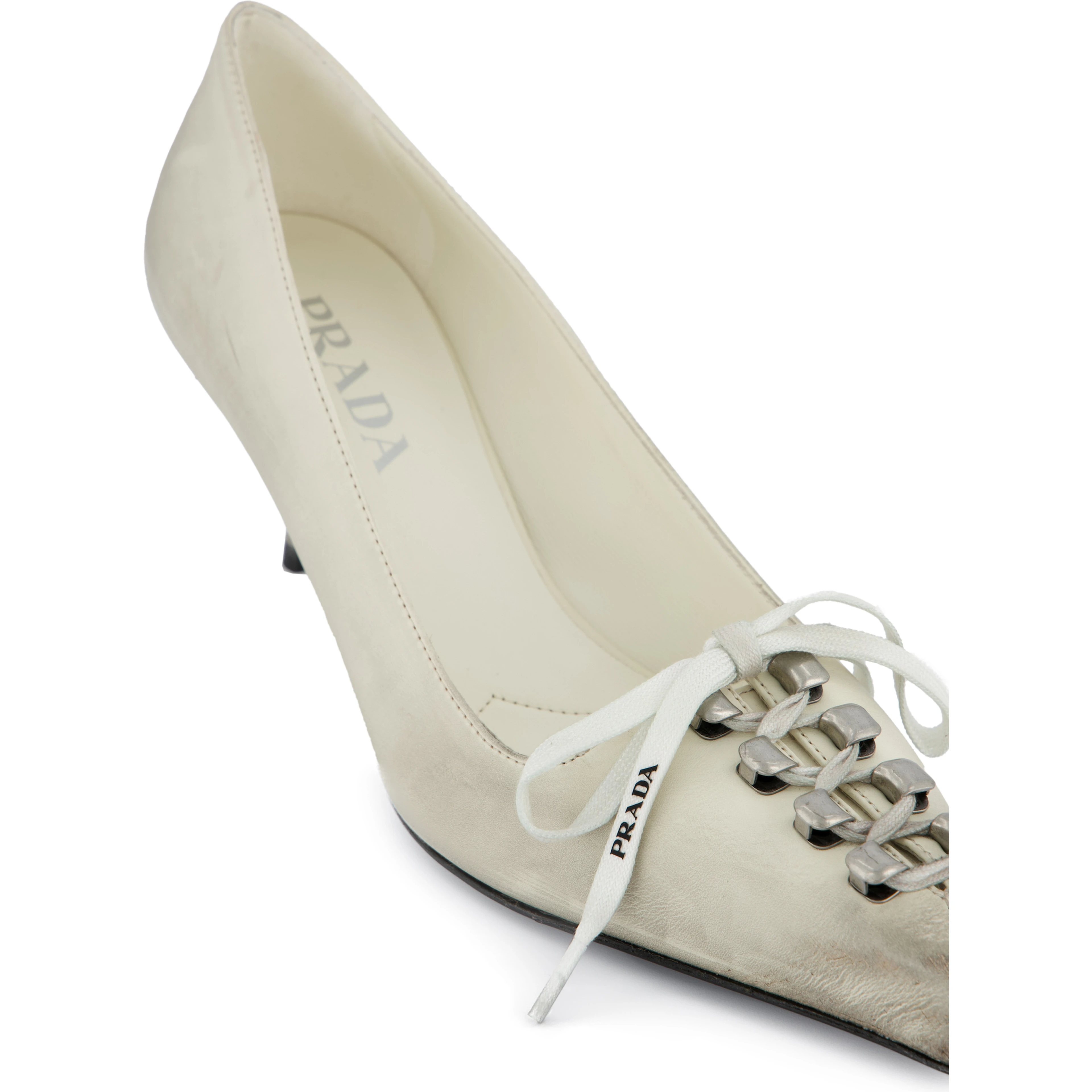 PRADA With Heel White