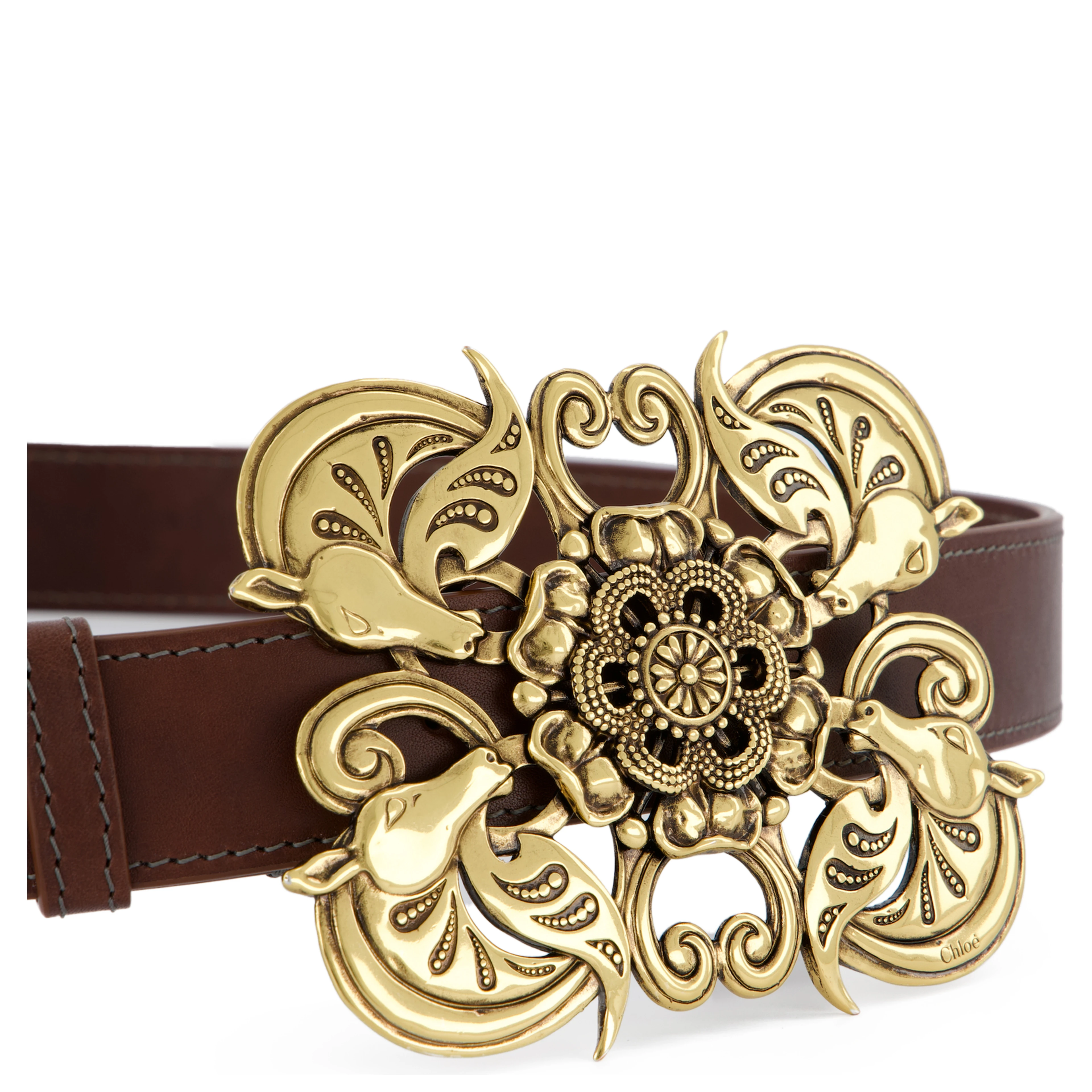 Chloè Belts Brown