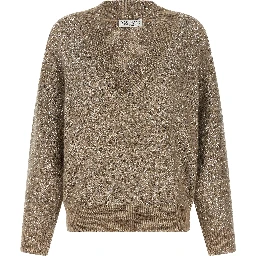Beige Polyamide Cardigan