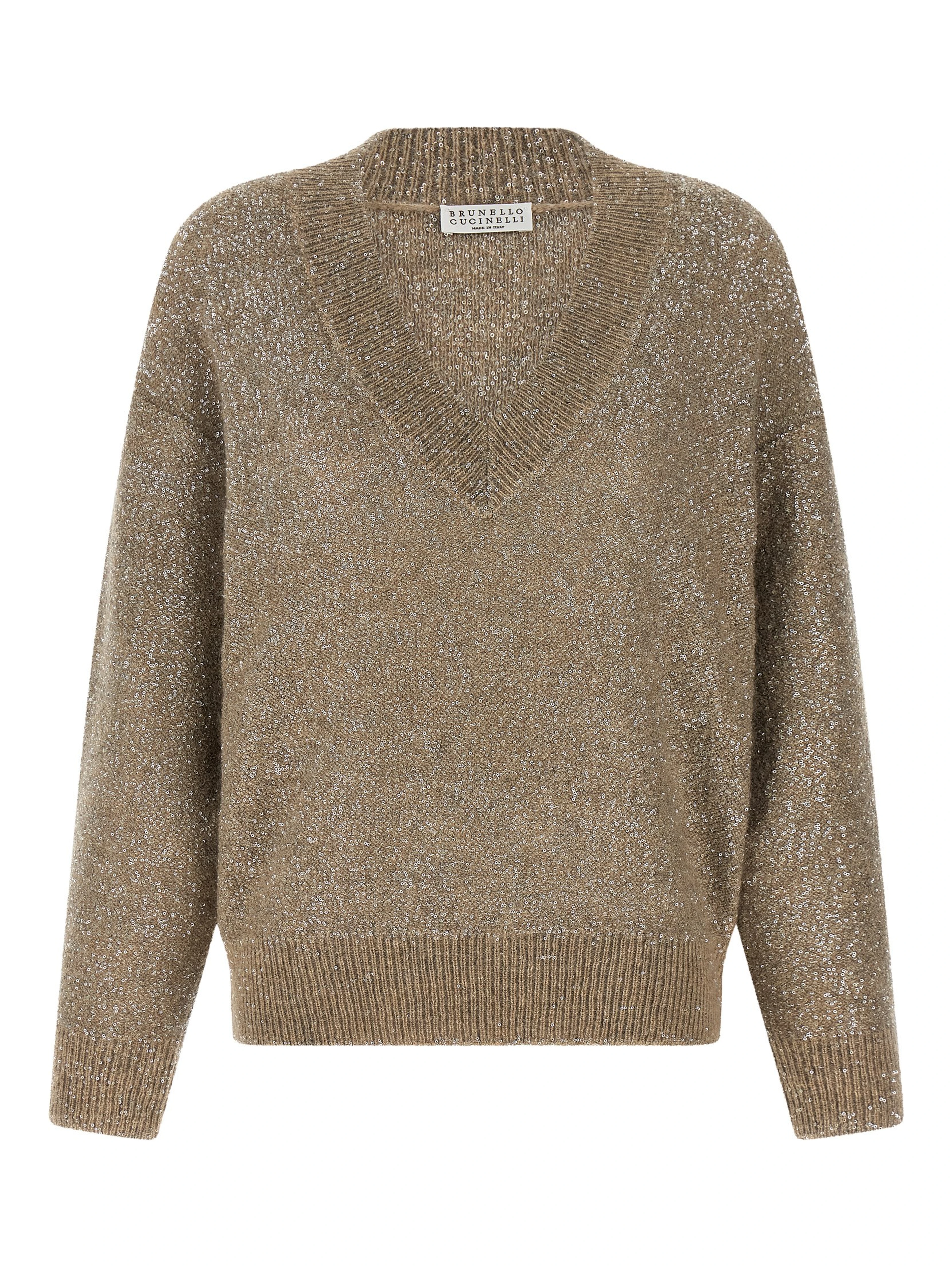 Beige Polyamide Cardigan