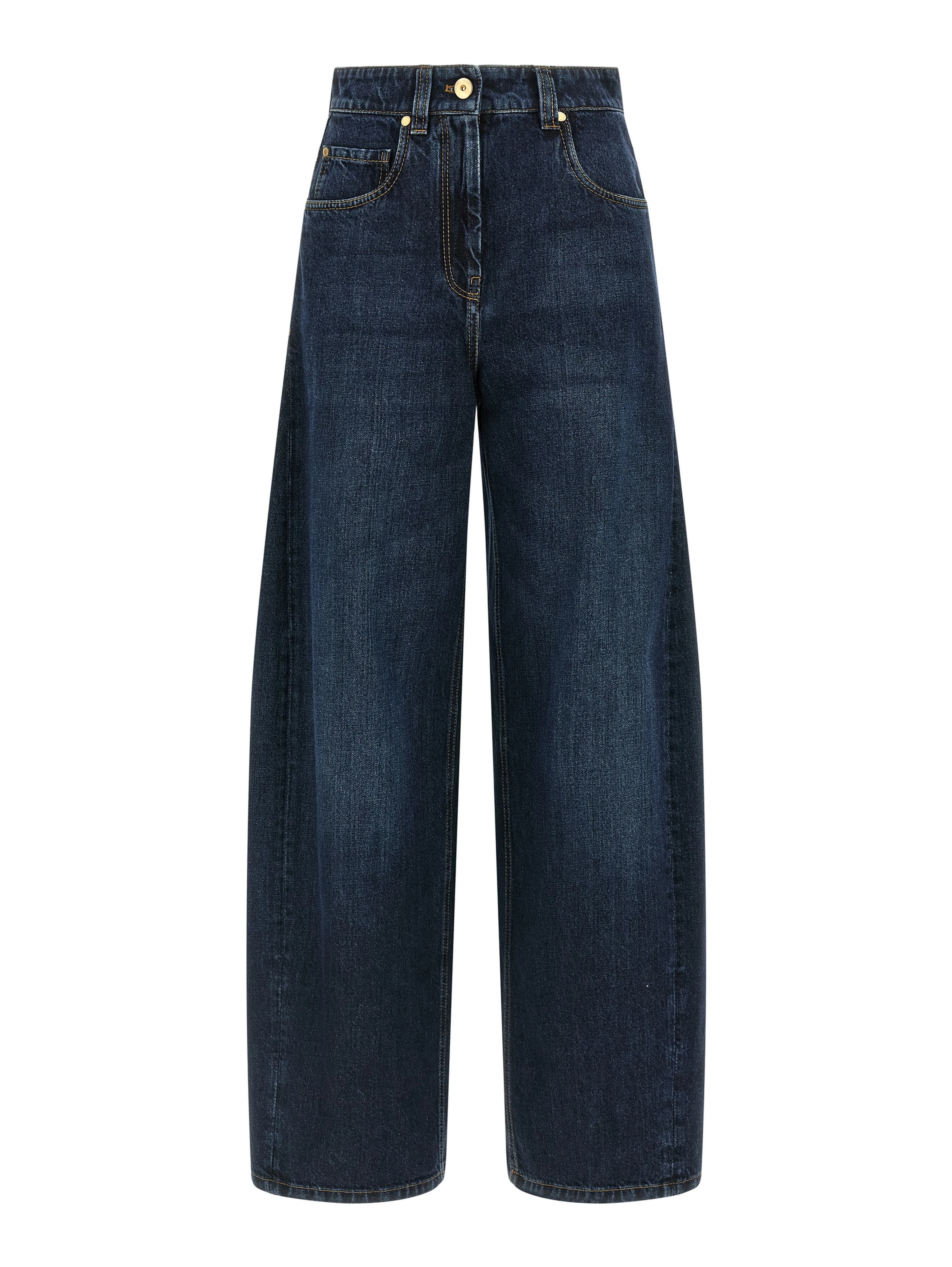 Blue Cotton Jeans Denim