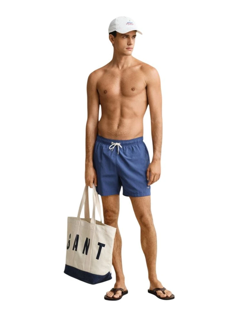 Blue Recycled Polyamide Swim Shorts