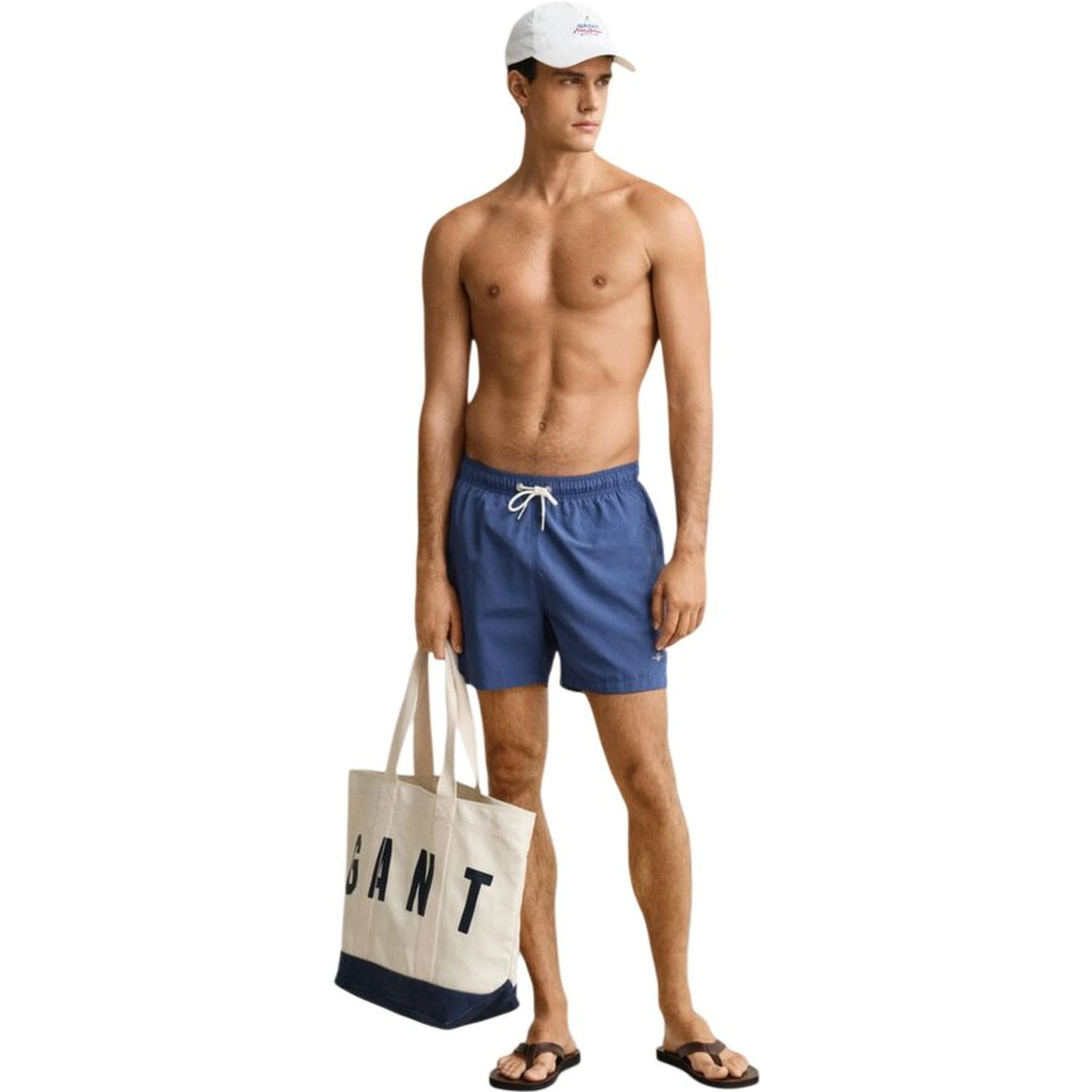 Blue Recycled Polyamide Swim Shorts