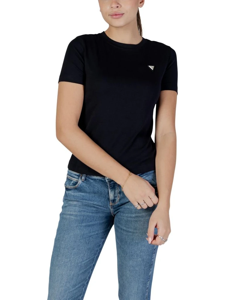 Black Cotton T-Shirt