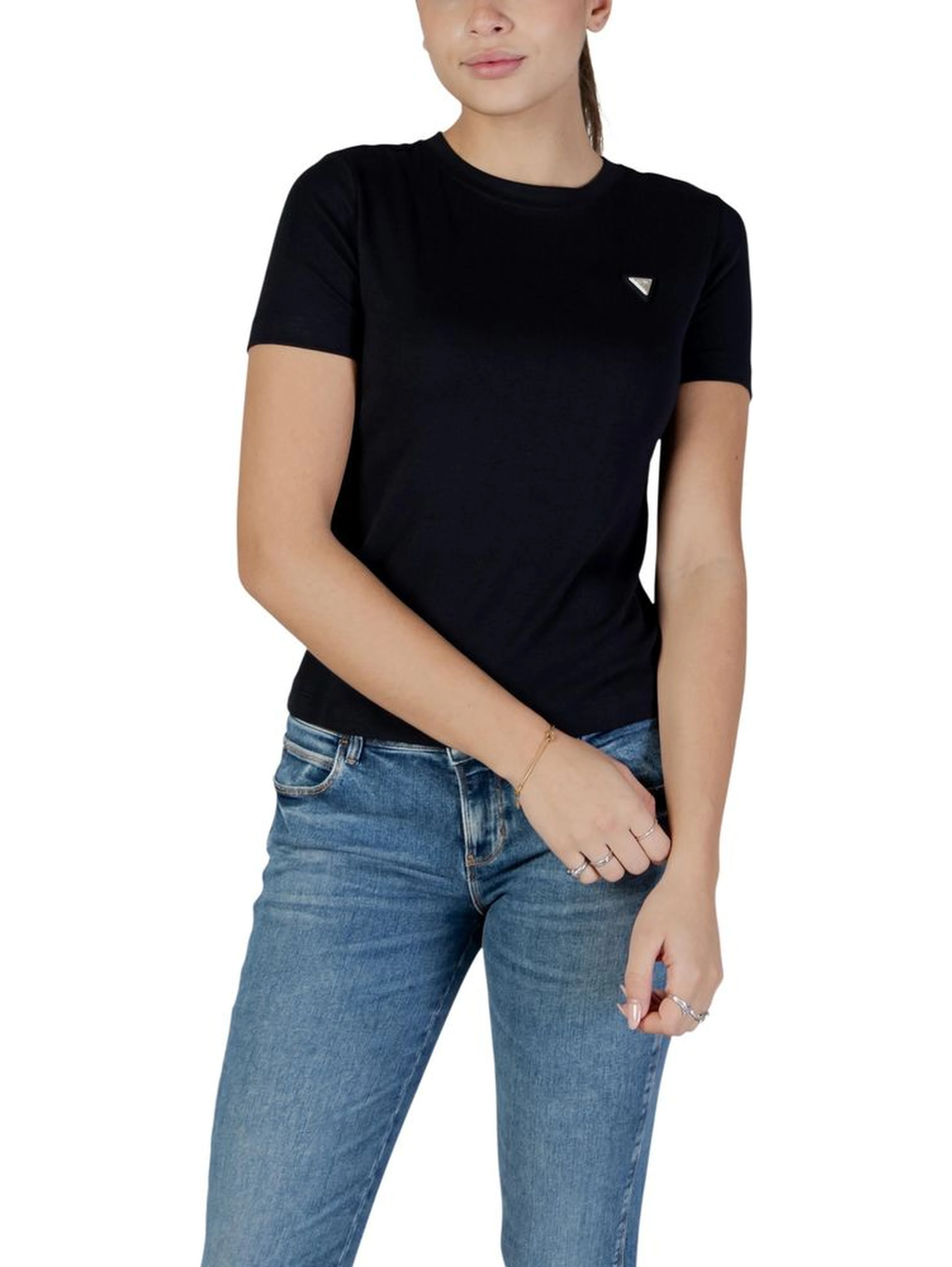 Black Cotton T-Shirt