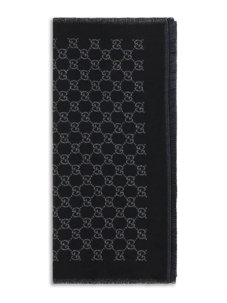Black Wool Oves Aries Scarf