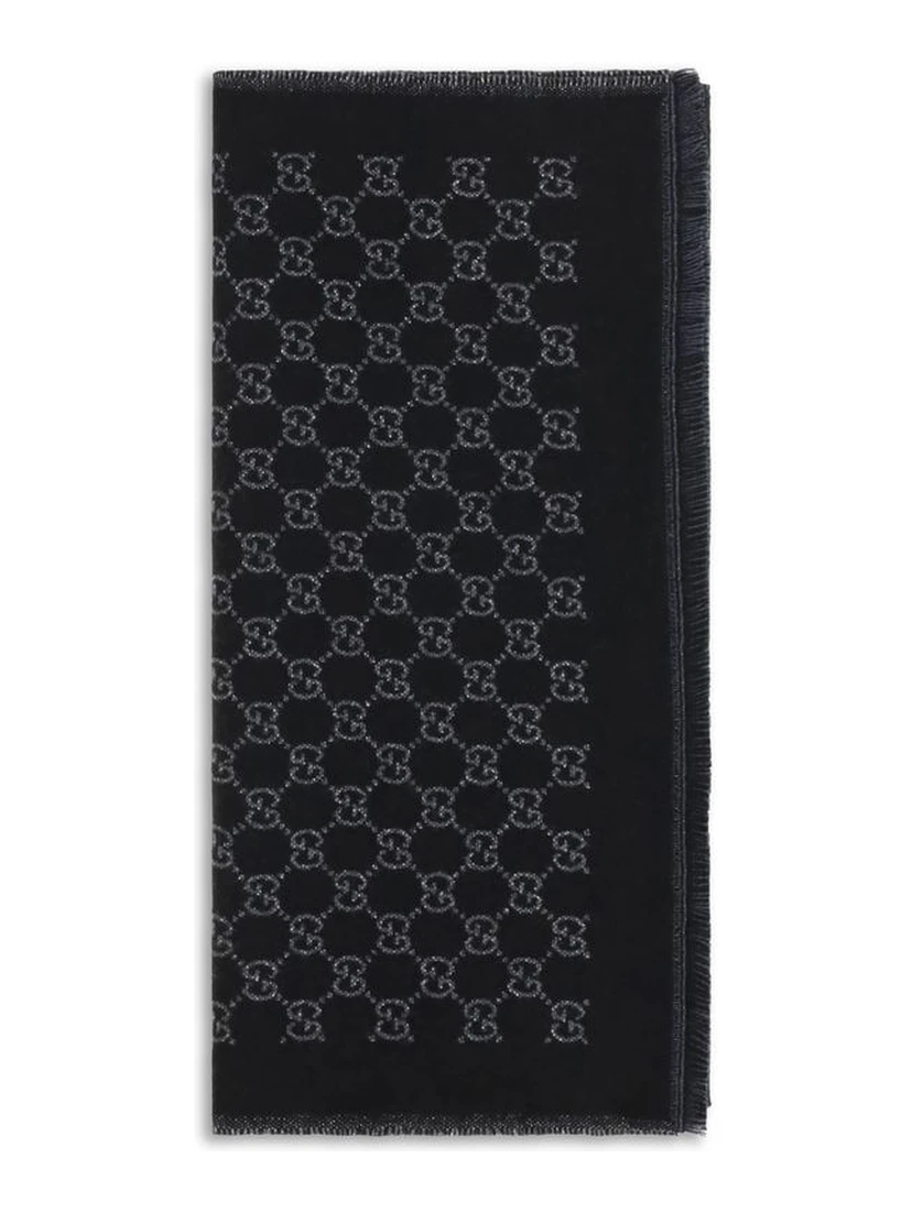 Black Wool Oves Aries Scarf