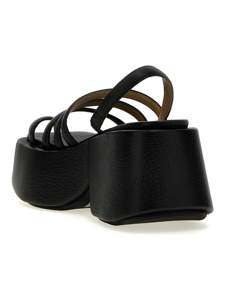 Black Calfskin Stiletto Heel Sandals alternative