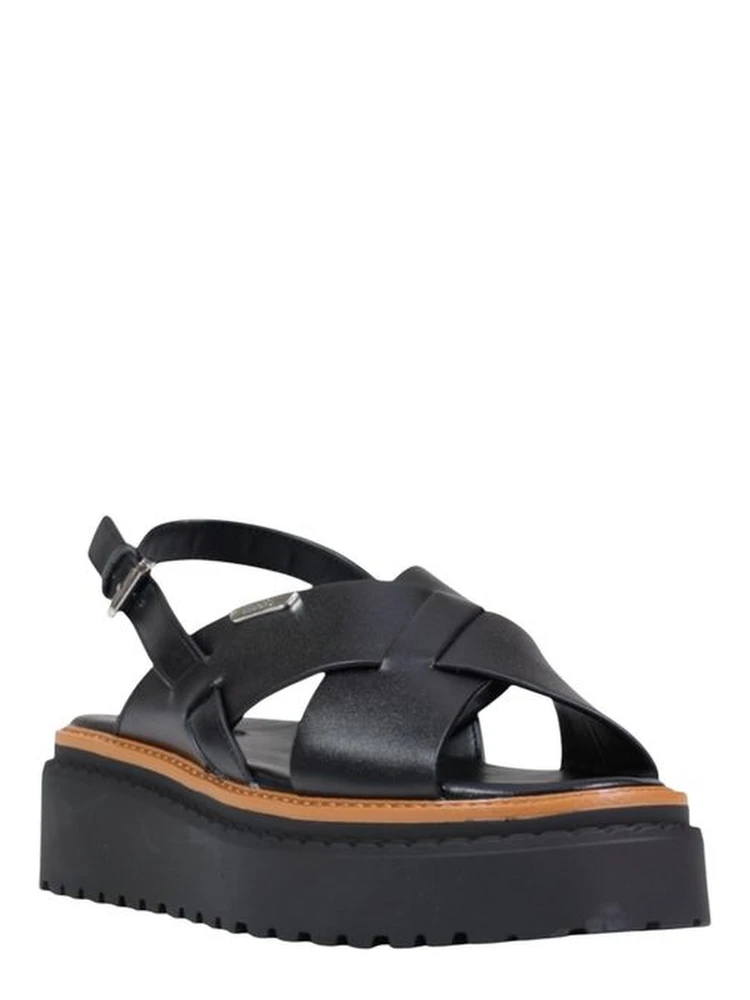 Black Leather Platform Sandals alternative