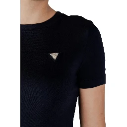 Black Cotton T-Shirt