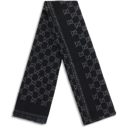 Black Wool Oves Aries Scarf
