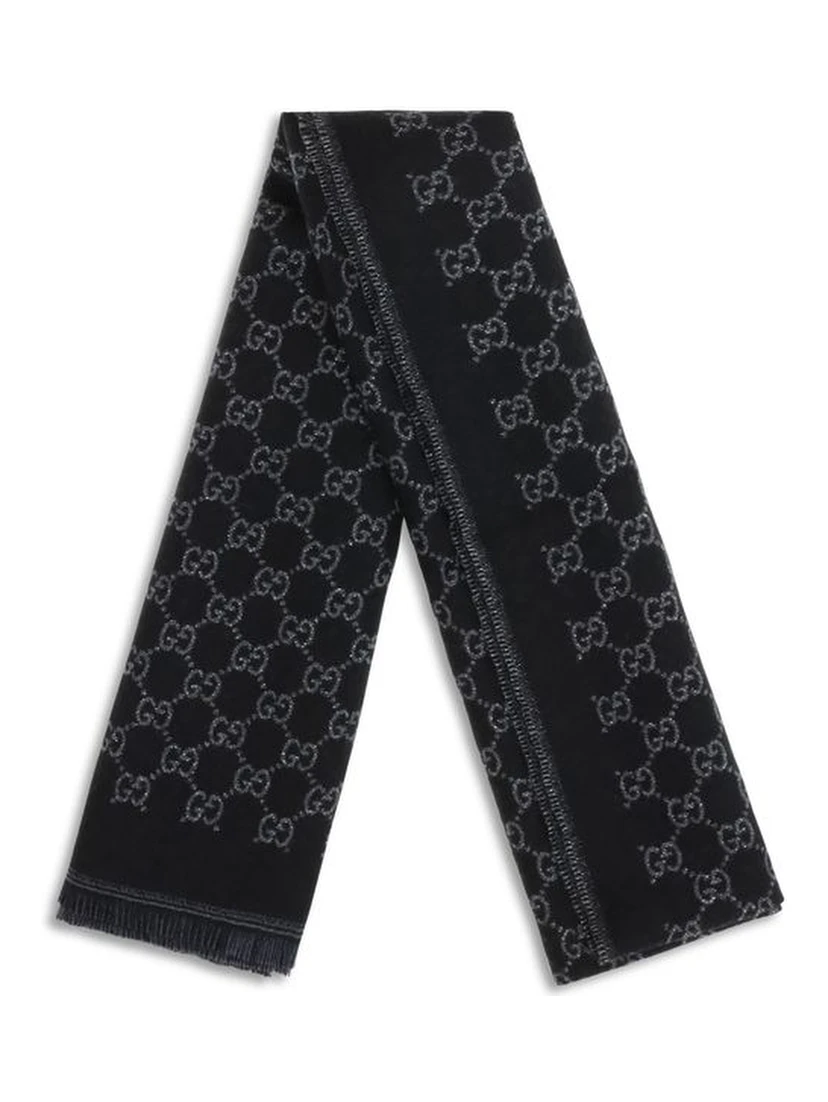 Black Wool Oves Aries Scarf