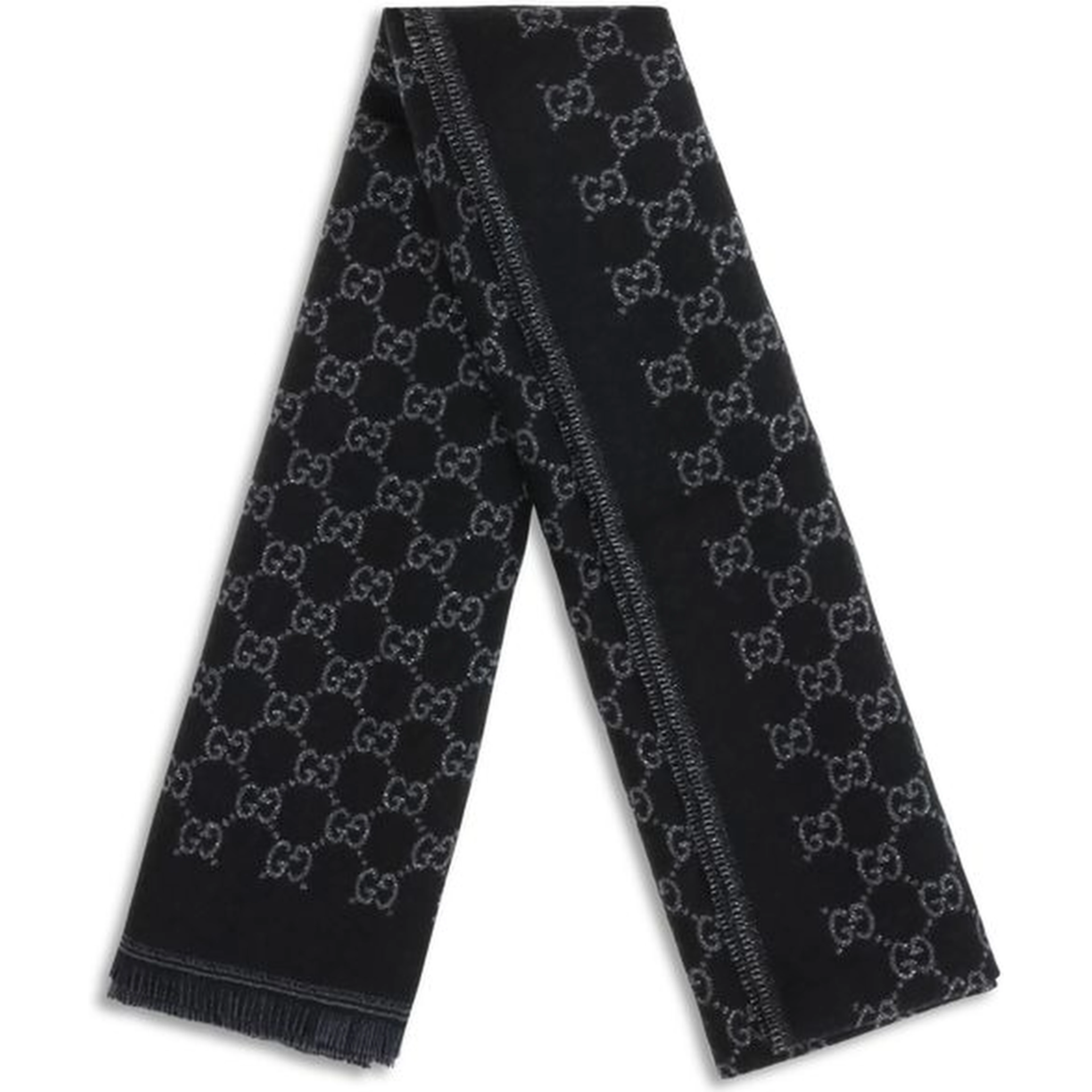 Black Wool Oves Aries Scarf