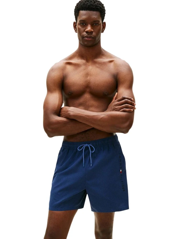 Blue Recycled Polyester Swim Shorts