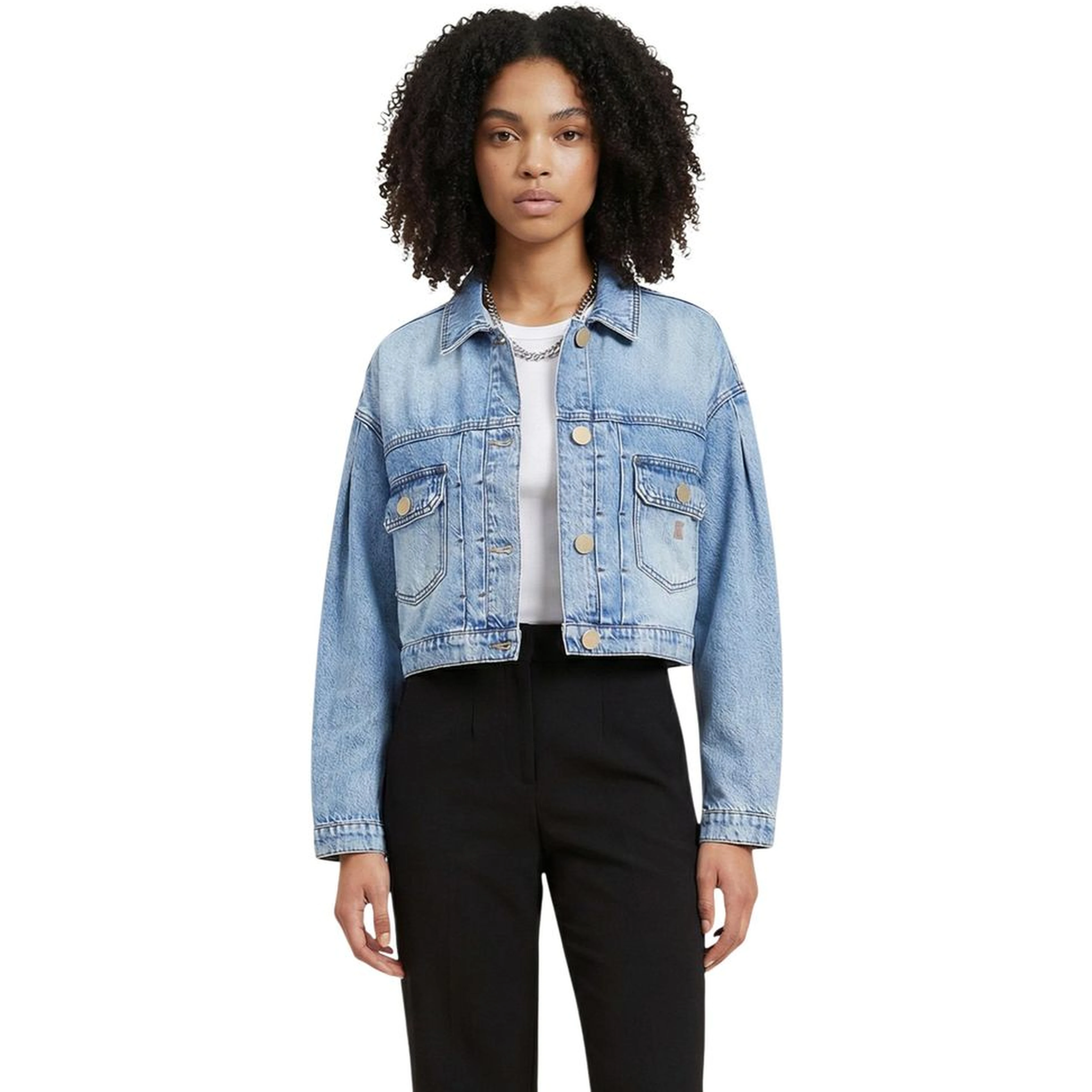 Blue Kapok Denim Jacket