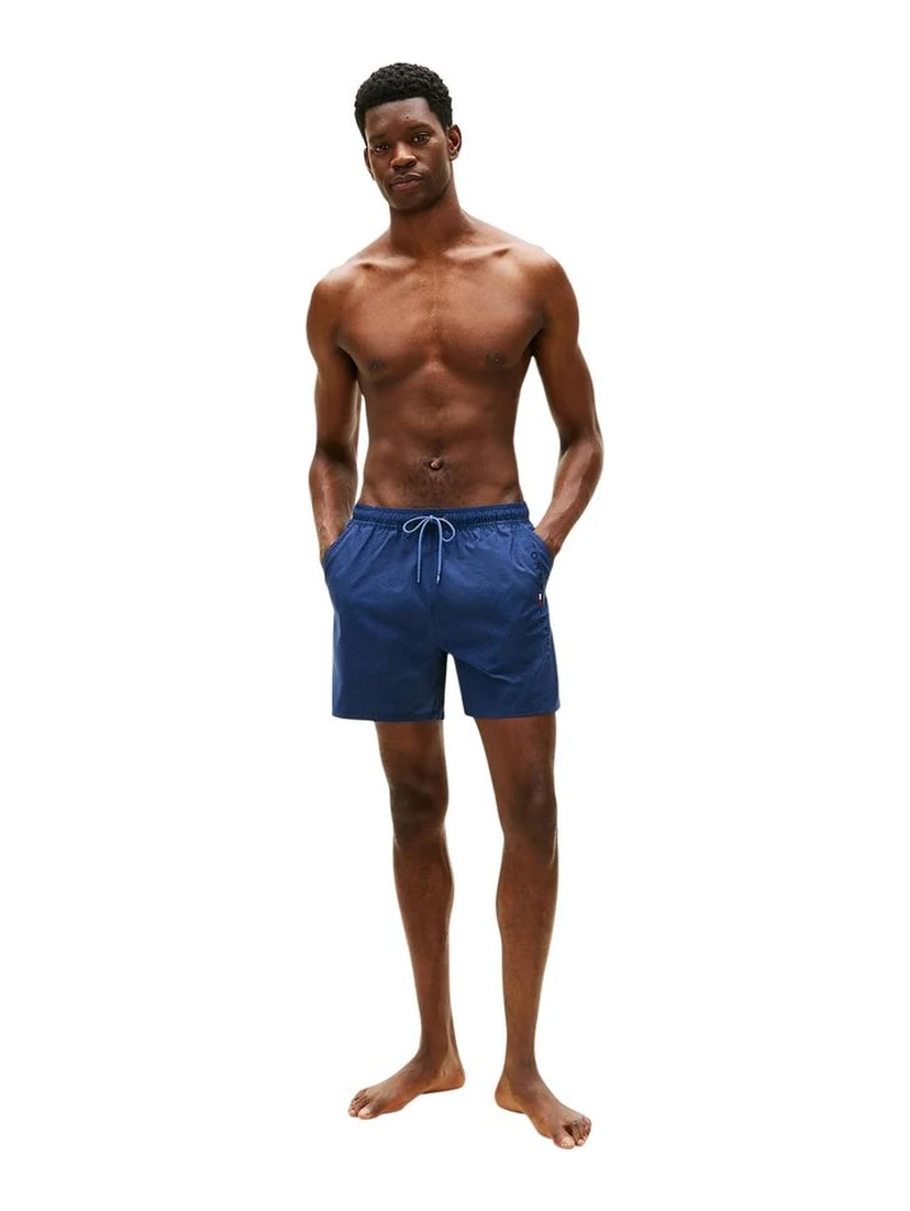 Blue Recycled Polyester Swim Shorts