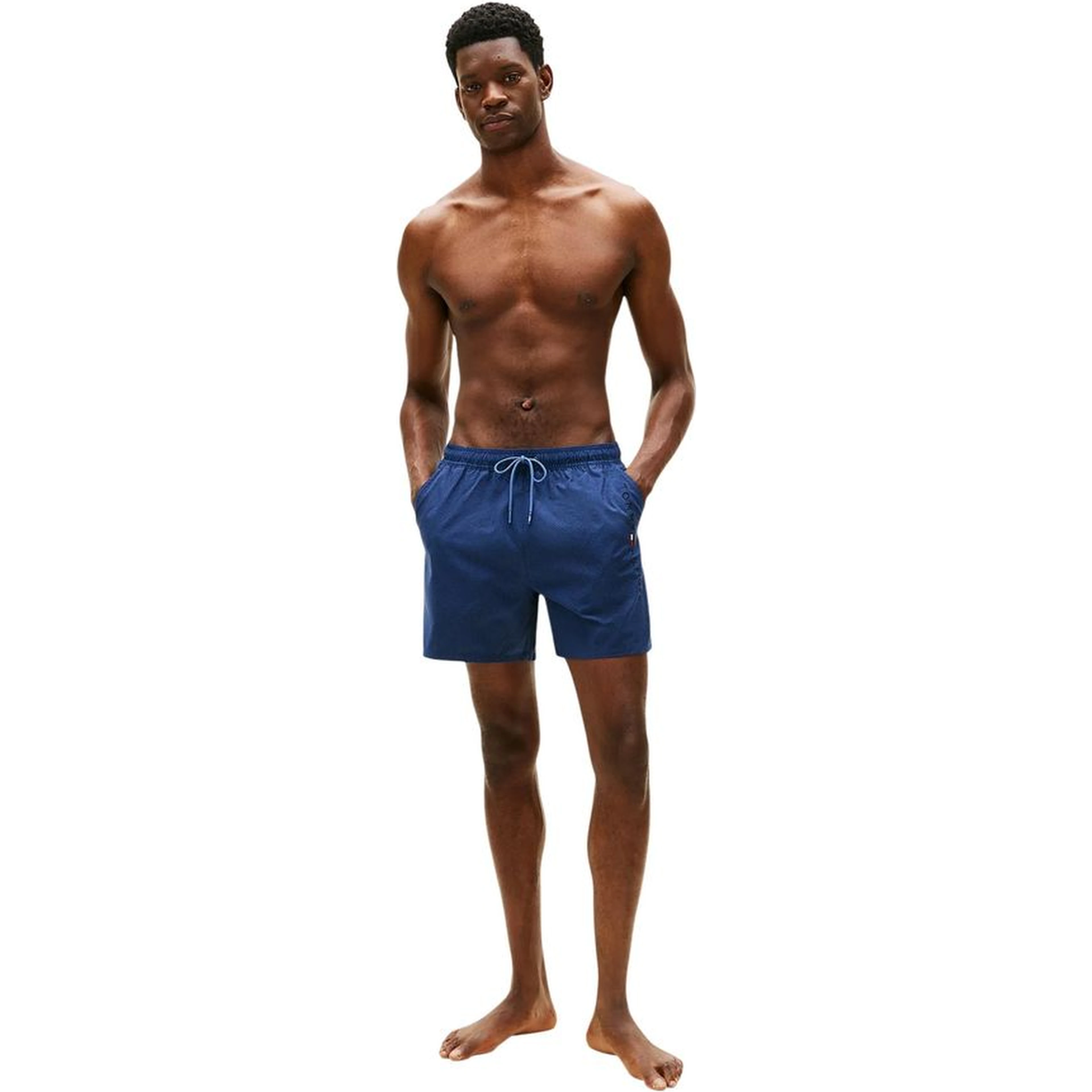 Blue Recycled Polyester Swim Shorts