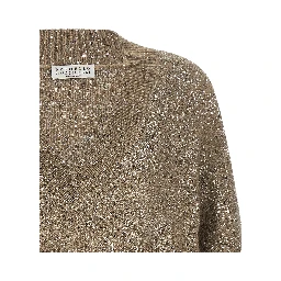 Beige Polyamide Cardigan