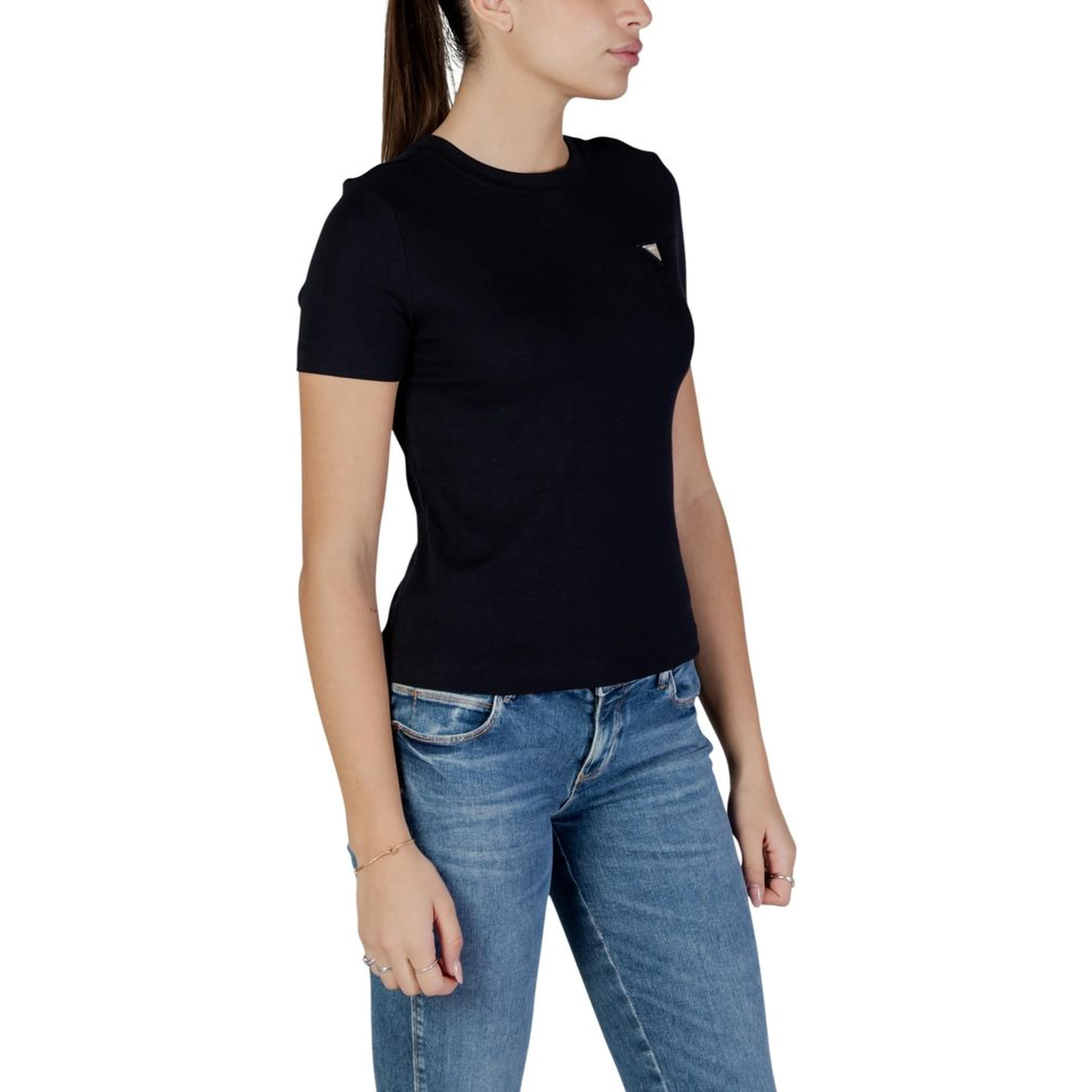 Black Cotton T-Shirt