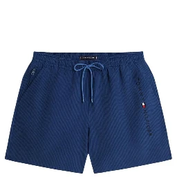 Blue Recycled Polyester Swim Shorts