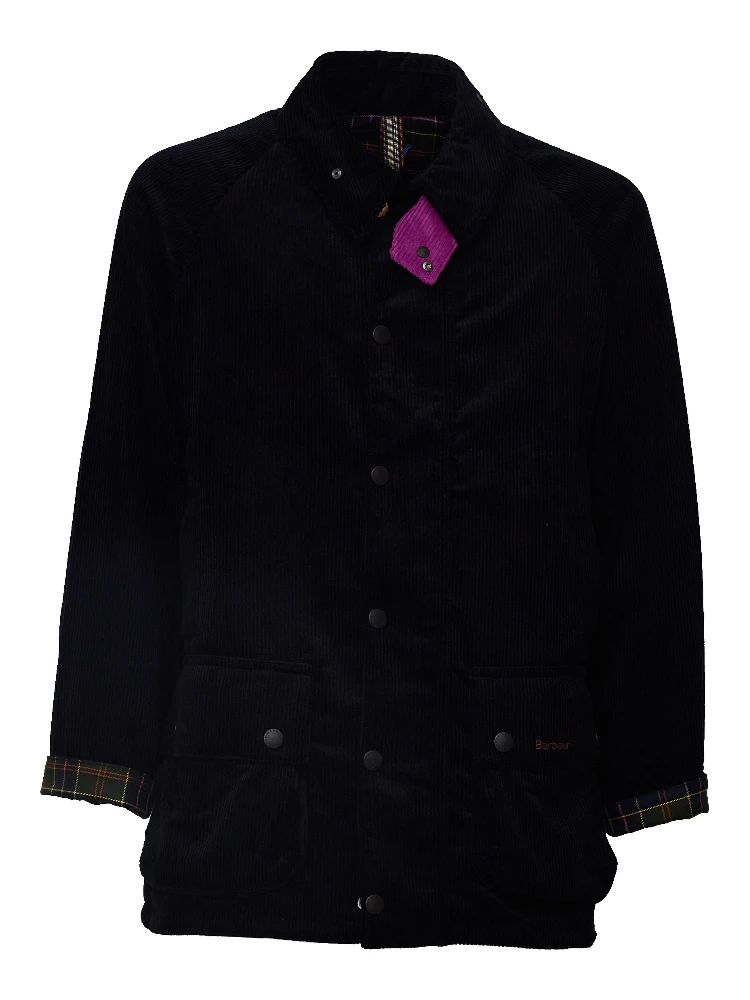 Barbour x P. Smith Beaufort Jacket Con Dettagli In Corduroy