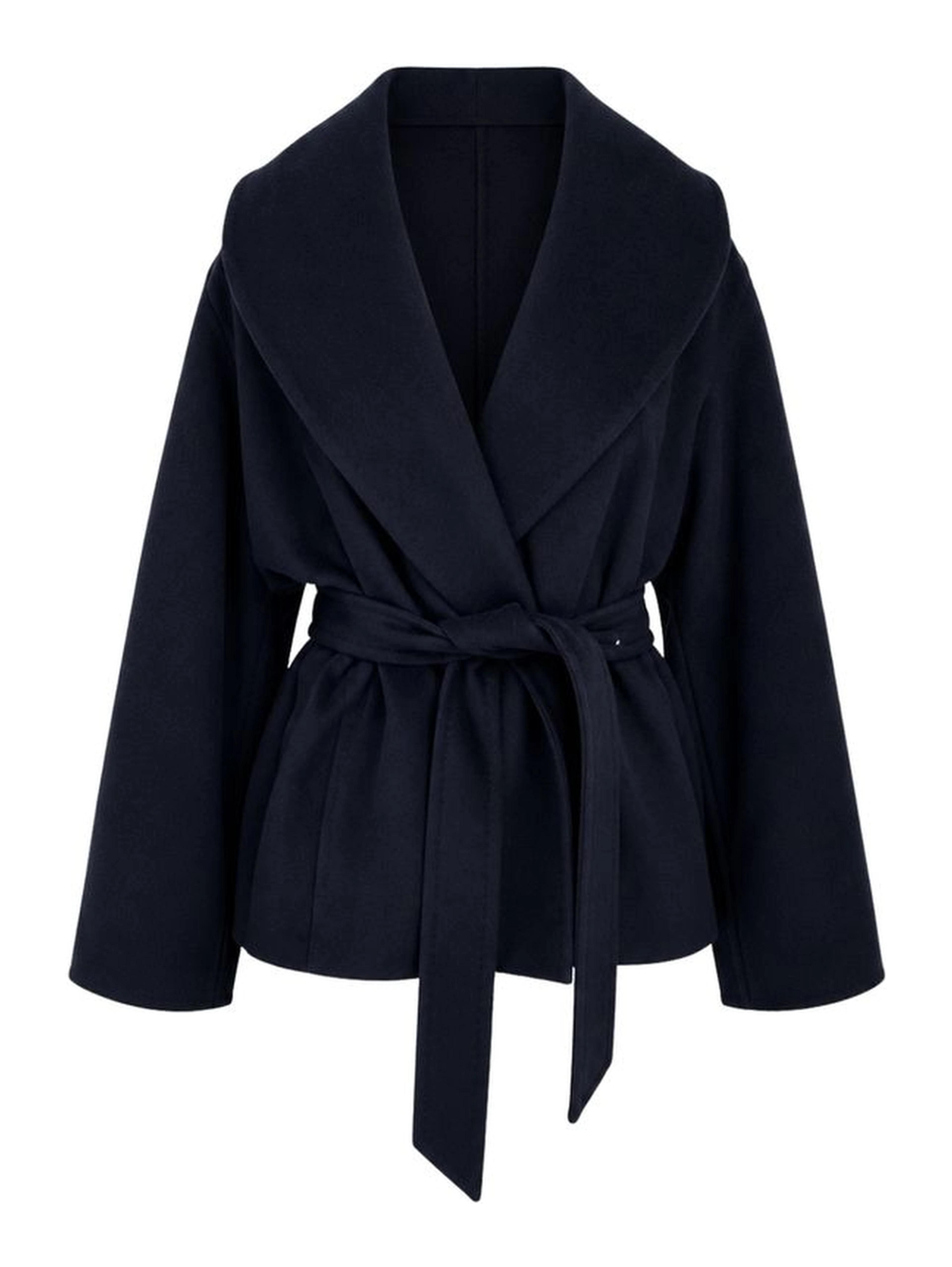 Blue Virgin Wool Coat
