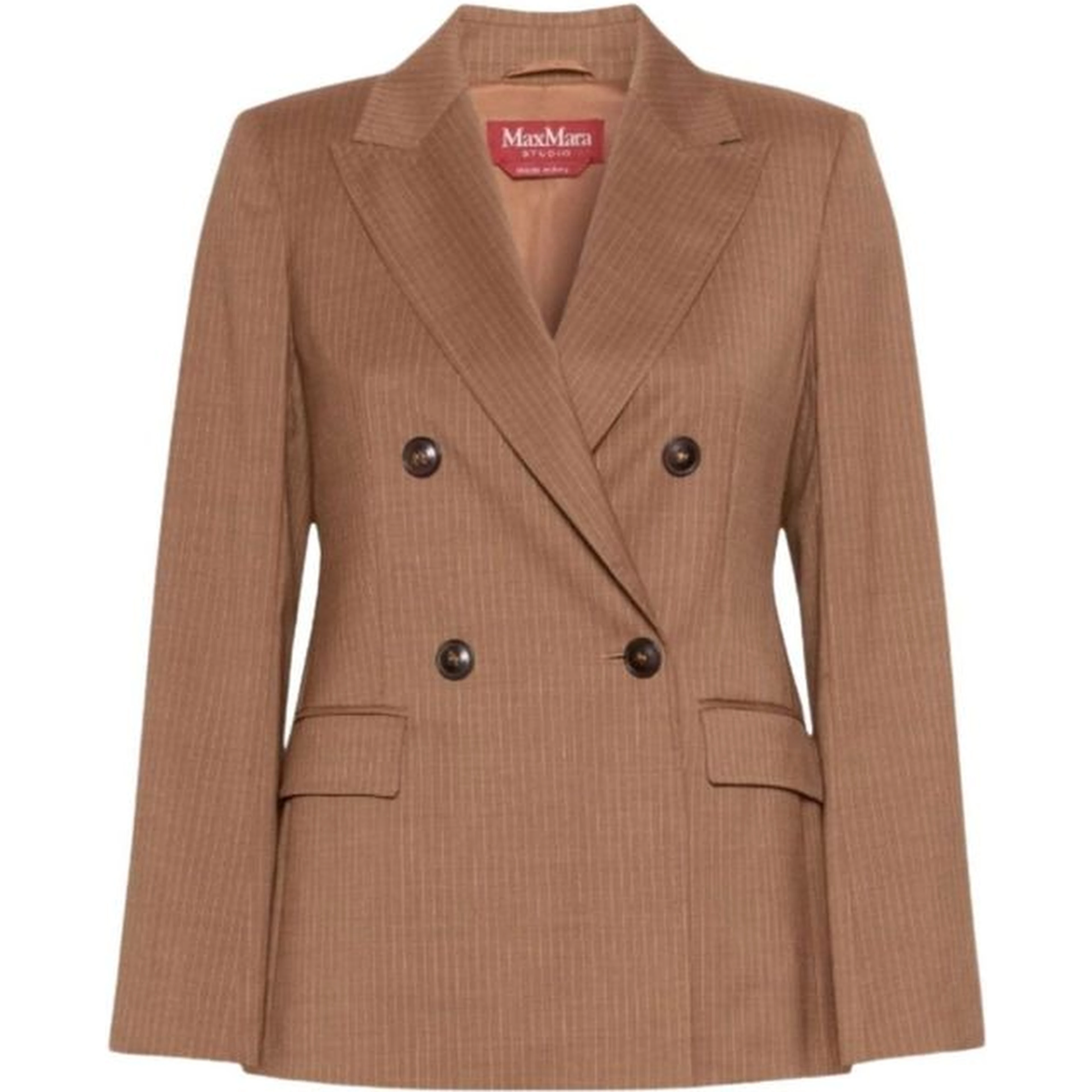 Brown Virgin Wool Blazer