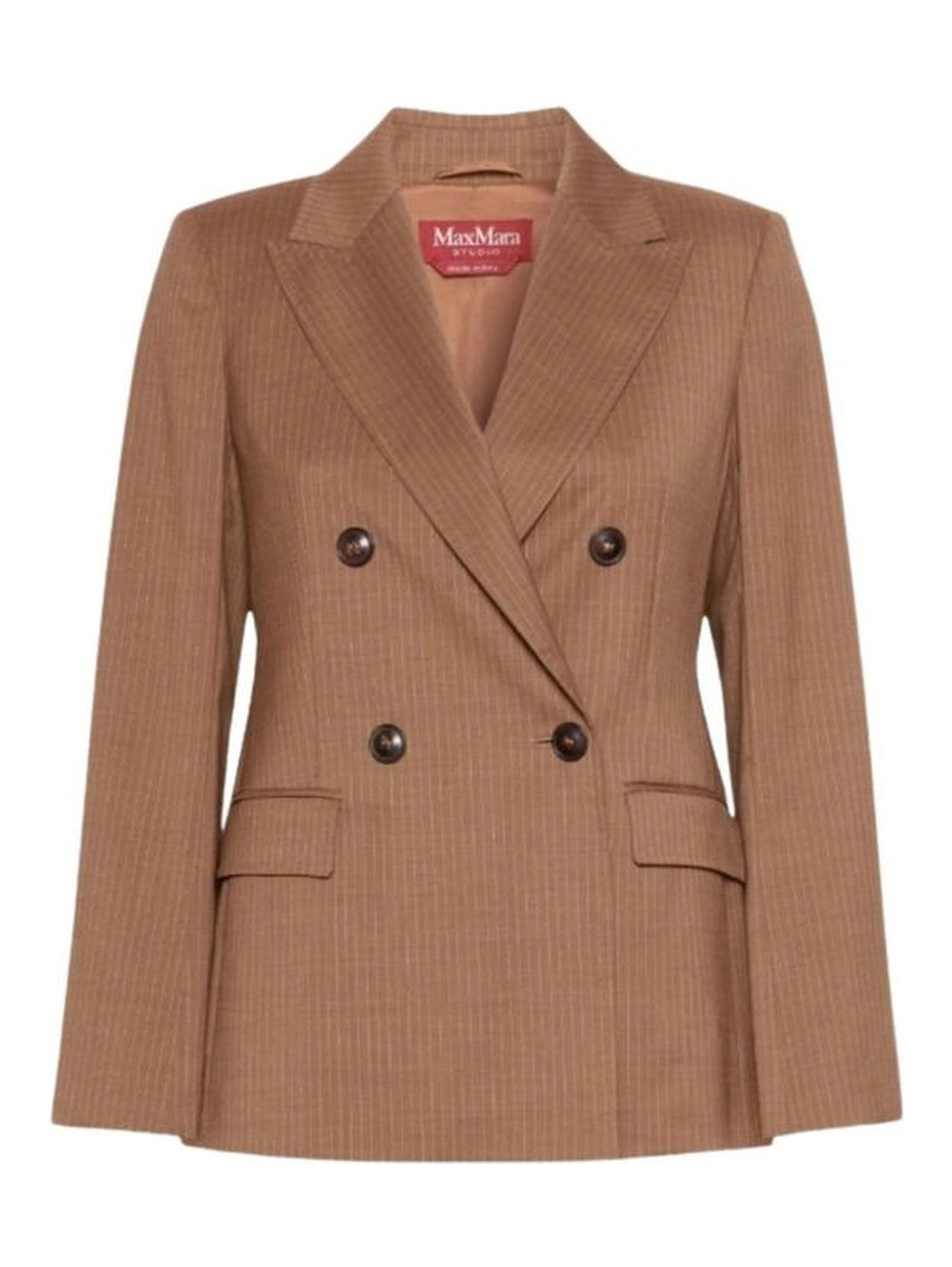 Brown Virgin Wool Blazer