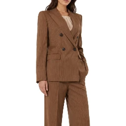 Brown Virgin Wool Blazer