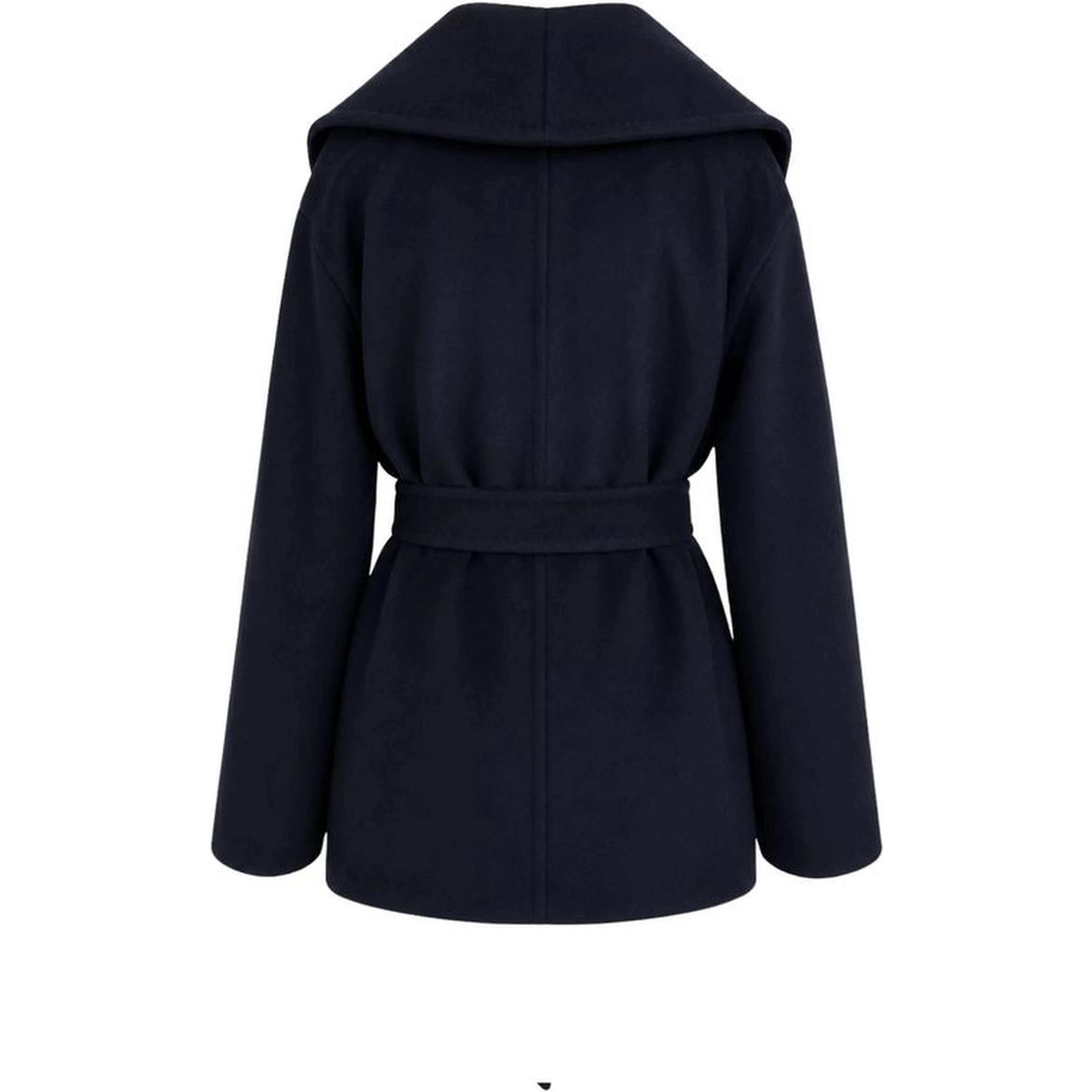 Blue Virgin Wool Coat