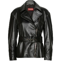 Black Lambskin Leather Jacket