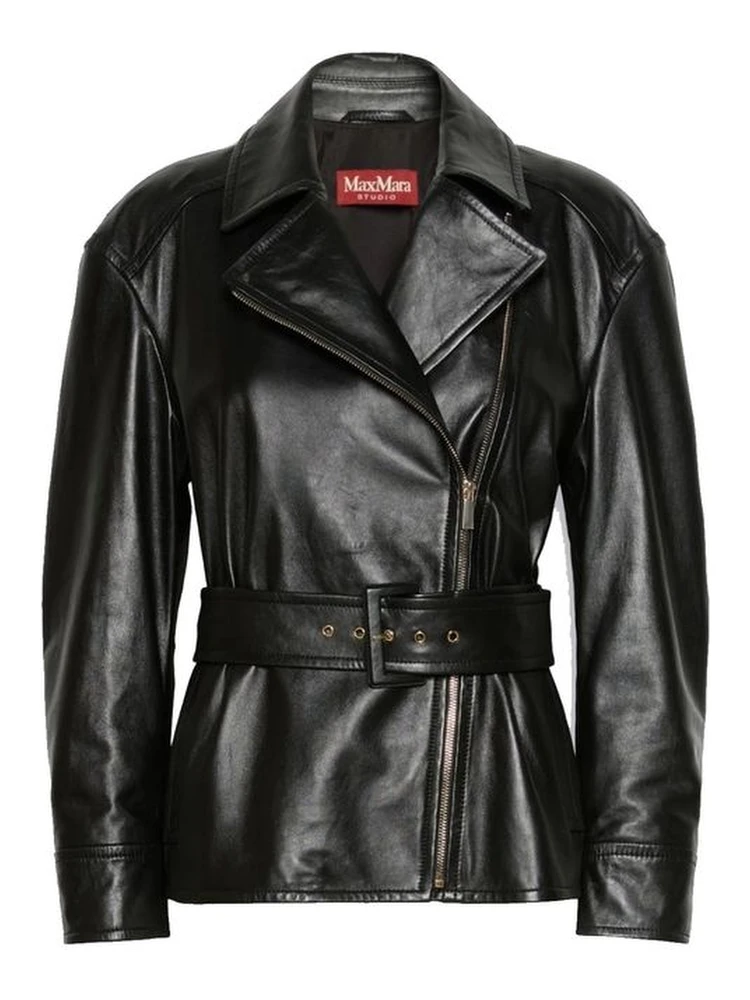 Black Lambskin Leather Jacket