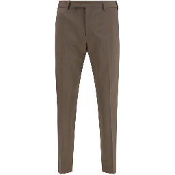 Brown Wool Oves Aries Dress Pants