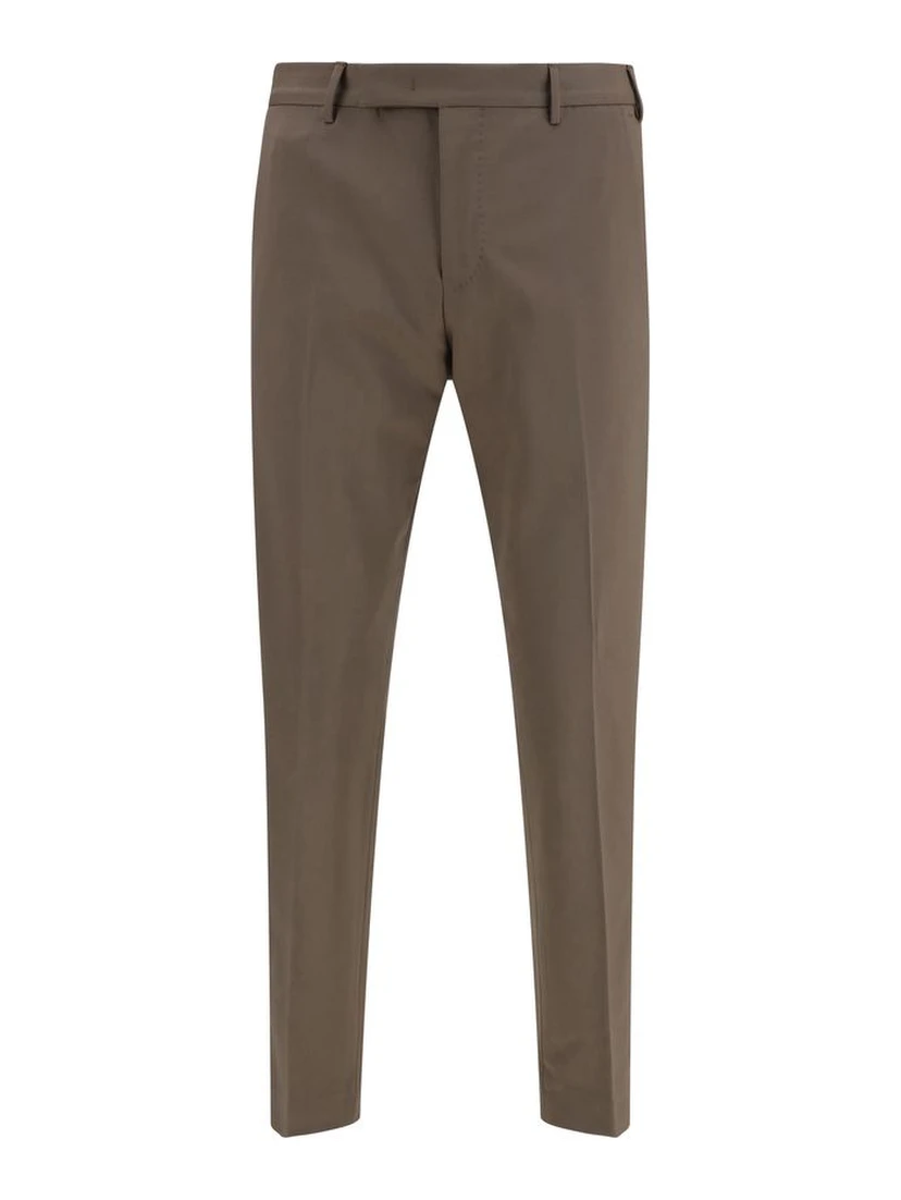 Brown Wool Oves Aries Dress Pants