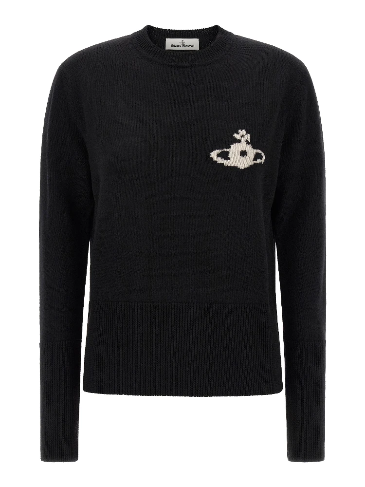 Black Wool Cardigan