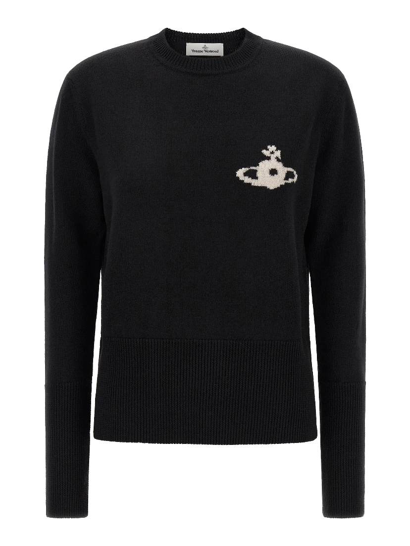 Black Wool Cardigan