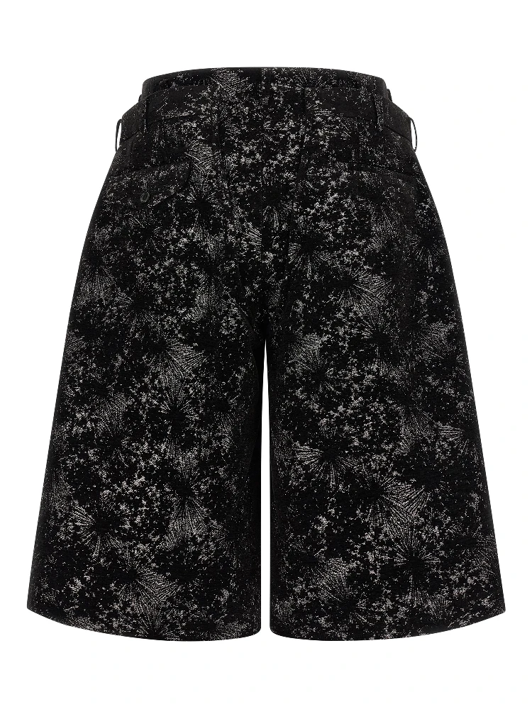 Black Polyester Bermuda Shorts alternative