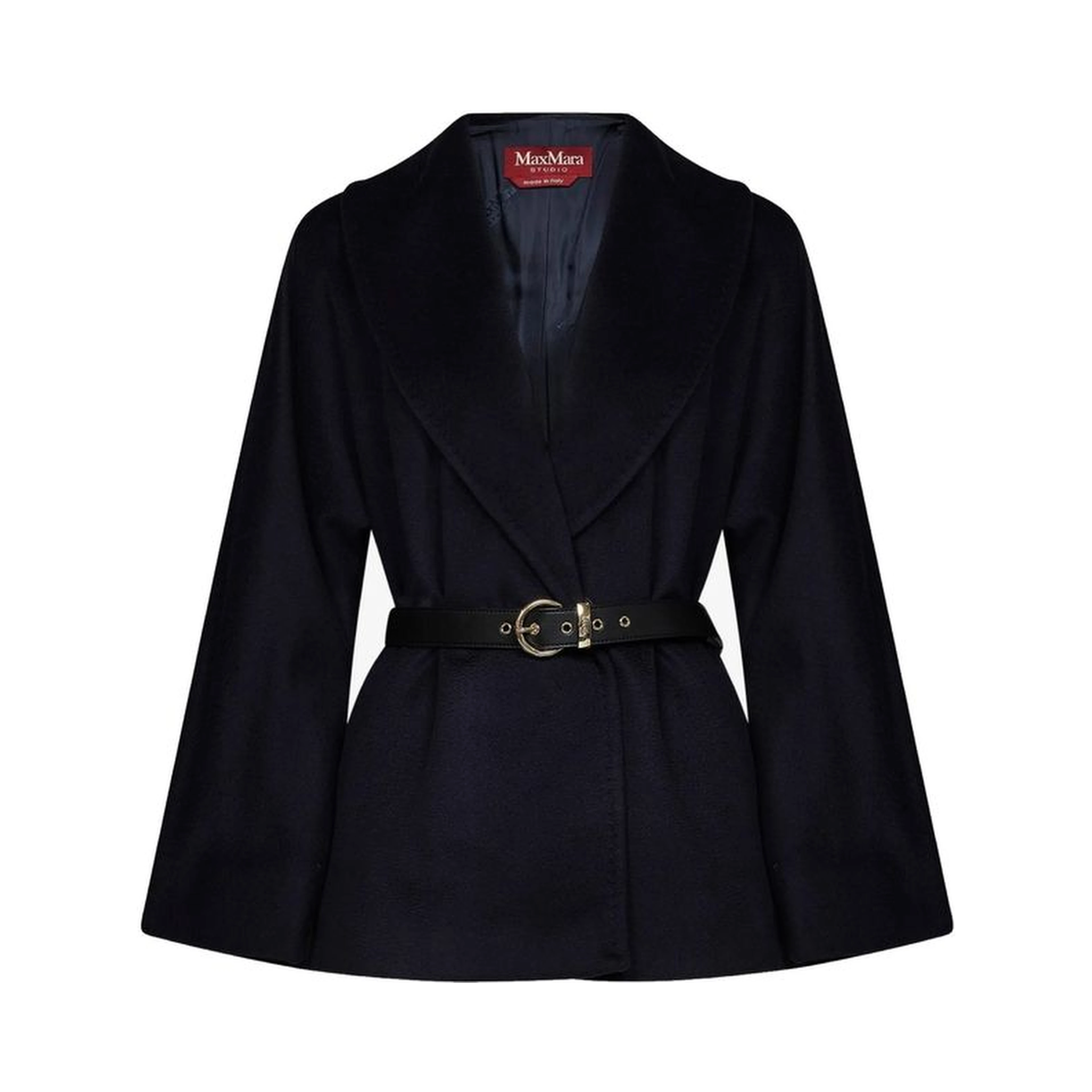Blue Virgin Wool Coat