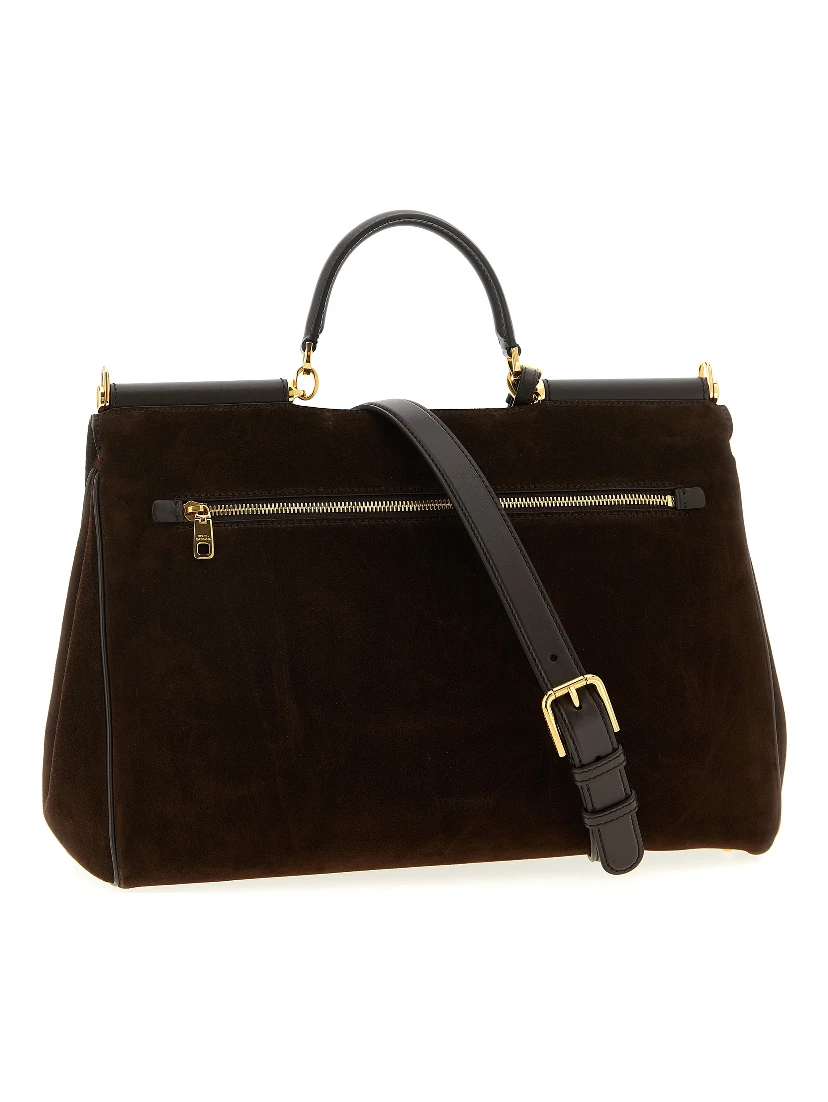 Brown Pvc Handbag