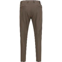 Brown Wool Oves Aries Dress Pants