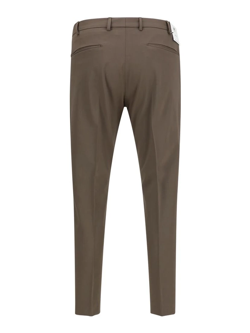 Brown Wool Oves Aries Dress Pants