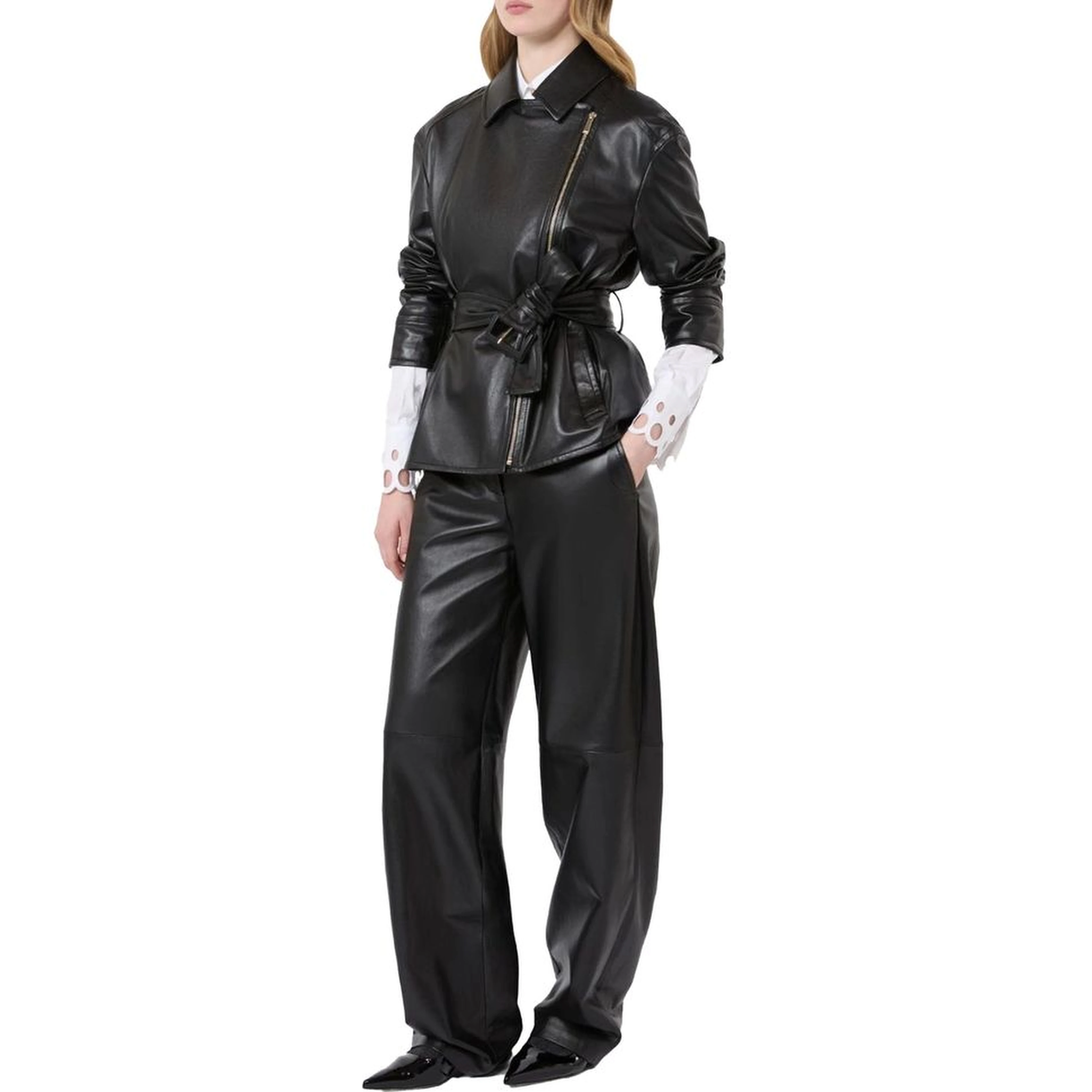 Black Lambskin Leather Jacket